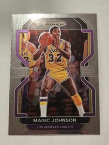 2021-22 Panini Prizm Magic Johnson Los Angeles Lakers #248 海外 即決