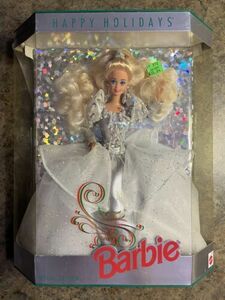 1992 Happy Holidays Barbie NRFB 海外 即決