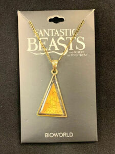 Fantastic Beasts And Where To Find Them - MACUSA Triangle Necklace NEW 海外 即決