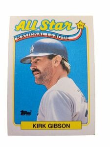 1989 Topps Kirk Gibson MLB Baseball Card #396 Los Angeles Dodgers (A 海外 即決