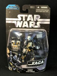 Star Wars Action Figure Scorch Saga Collection Republic Commando Red Hologram 海外 即決