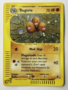 ポケモン TCG Dugtrio Expedition 10/165 Regular Holo Rare LP 海外 即決