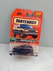 Matchbox Snow Explorer Series #77 Mercedes-Benz ML 430 Dark Blue w/ 2000 Logo 海外 即決