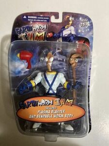 Mezco Earthworm Jim Action Figure 2012 6-Inch 2012 NEW Sealed Card 海外 即決