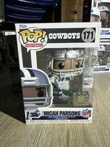 Micah Parsons (Dallas Cowboys) Funko Pop! NFL Series 9 Figure, Brand New. 海外 即決