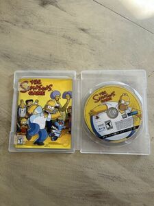The Simpsons Game (Sony PlayStation 3, 2007) PS3, Disc And Booklet In Clear Case 海外 即決