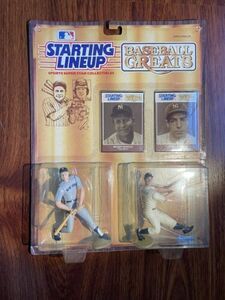 1989 Starting Lineup Baseball Greats Mickey Mantle, Joe DiMaggio | NEW SEALED!!! 海外 即決