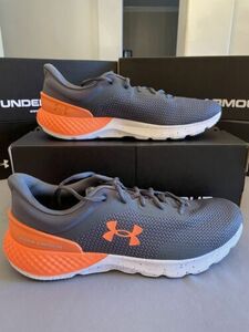 アンダーアーマー Men’s Shoes UA Charged Escape 4 Gray オレンジ Sz 10.5 3025499-101 海外 即決