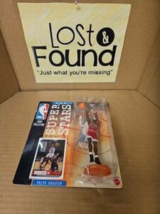 NBA SuperStars Court Collection 1998 Michael Jordan Action Figure Red Jersey 海外 即決