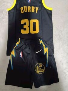 KIDS BASKETBALL JERSEY TOP AND BOT TOM CURRY GOLDEN STATE 海外 即決