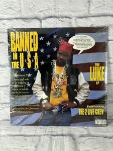 The Luke LP / 2 Live Crew Banned In The U.S.A バイナル LP 91424 Luke Records Sealed 海外 即決