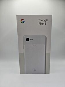 Google Pixel 3 64GB Cell Phone Unlocked Clearly White SEALED In BOX ? 海外 即決