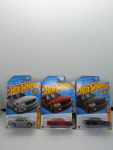 Hot Wheels 2024 '89 Mercedes-Benz 560 SEC AMG Lot of 3 - Silver, Black, Red 海外 即決