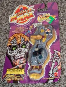 Mighty Max Crushes Clawber / Talon Horror Head MATTEL 1994 NEW SEALED NIB 海外 即決