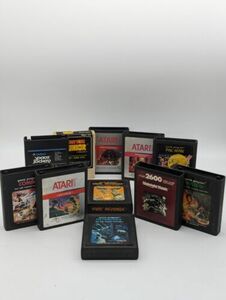 Atari 2600 Game Lot, 11 Carts: Donkey Kong Jr. Asteroids, Yars Revenge, Berzerk 海外 即決