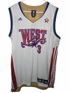Allen Iverson NBA All-Star Jersey XL 2008 Denver Nuggets Western Conference 海外 即決