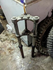 1970 Ossa Pioneer Front Shock Assembly 海外 即決