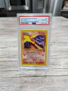 2000 ポケモン Promo Black Star-Aoki Error: # 21 Moltres PSA 10 GEM MINT 海外 即決