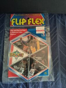 1992 NBA Slam Dunk Flip Flex Picture Challenge with Michael Jordan and others 海外 即決
