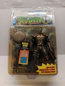 McFarlane Toys Spawn Ultra Action Figures Medieval Spawn Gold Special Edition 海外 即決