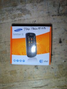 Samsung Solstice II SGH-A817 - Black (AT&T) Cellular Phone 海外 即決