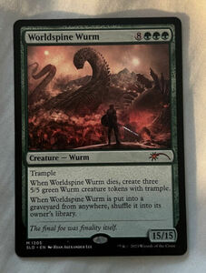 MTG Magic The Gathering Worldspine Wurm *NP 海外 即決