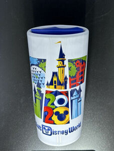 Walt Disney World 2020 Mickey Mouse Travel Tumbler with Lid Ceramic Cup Mug 海外 即決