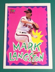 1992 Topps Kids Baseball Card #98 Mark Langston Angels FREE S&H 海外 即決