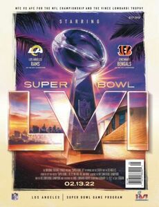 Lot Of 20 Super Bowl LVI 56 Official National Program LA Rams Andrew Whitworth 海外 即決