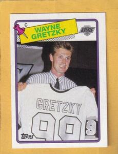 1988-89 Topps #120 Wayne Gretzky Los Angeles Kings NM-MT #30049 海外 即決