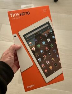 Amazon Fire HD 10 (9th Generation) 32GB, Wi-Fi, 10in White 海外 即決