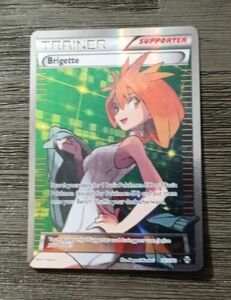 ポケモン XY Breakthrough Brigette 161/162 Full Art Trainer Ultra Rare 海外 即決