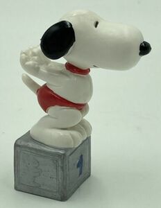 Vintage Snoopy Olympic Swimmer Diver Swimming PVC Figure Peanuts 1980s 海外 即決