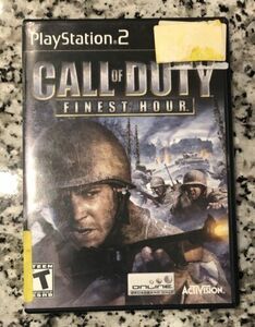 Call of Duty: Finest Hour (PS2) Complete & Tested! Fast Shipping! 海外 即決