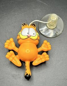 VINTAGE GARFIELD Cat Pull String Suction Cup 4" Window Hanger Wendy's 2001 海外 即決