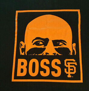 San Francisco Giants T Shirt Large MLB EUC SF Cody Ross is Boss Baseball INV935 海外 即決