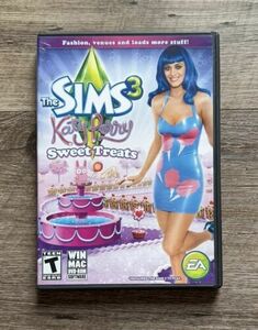 Sims 3: Katy Perry Sweet Treats (Windows/Mac, 2012) Complete w/ Insert RARE HTF 海外 即決