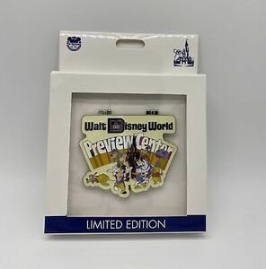 Disney Walt Disney World 50th Anniversary Preview Center Jumbo Limited Pin New 海外 即決