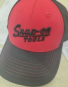 NEW Snap On Tools Hat Baseball Cap Red & Black Vintage Embroidered Logo 海外 即決