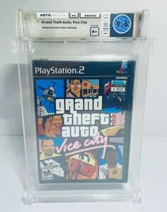 Grand Theft Auto Vice City WATA 9.6 A+ Playstation 2 PS2 1st Print Not Trilogy 海外 即決