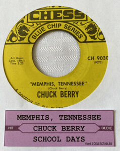 Chuck Berry 45 Memphis Tenn /School Days Ring Ring Goes the Bell NEW unplayed 海外 即決