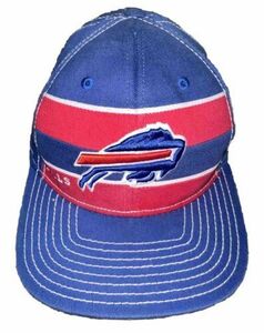 Vintage Reebok Buffalo Bills NFL Fitted L/XL On-Field Hat Cap 海外 即決