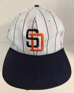 San Diego Padres Hat SnapBack Blue Striped “SD” SGA San Diego Trust & Savings 海外 即決