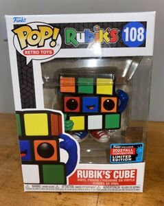 Rubik's Cube #108 Funko POP! Retro Toys 2022 Fall Convention Exclusive Protector 海外 即決