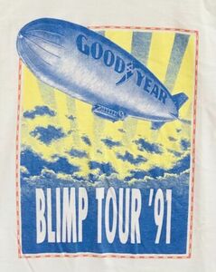 Blimp Tour ‘91 T-shirt 1991 Goodyear Blimp Vintage 海外 即決