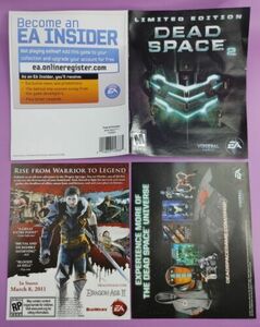 Dead Space 2 Limited Edition (Sony PlayStation 3 PS3 2011) COMPLETE CIB +Inserts 海外 即決