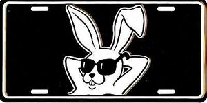 COOL BAD BUNNY METAL NOVELTY LICENSE PLATE AUTO TAG EMBOSSED NUMBER #531 海外 即決