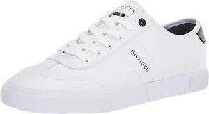 Tommy Hilfiger Men's Pandora Sneaker 8, White/ネイビー 164 海外 即決