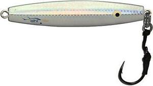 Ahi DJA-4-SF Assault Diamond Jigs - 4 oz Silver Flash With Assist Hook 海外 即決