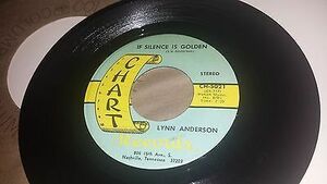 LYNN ANDERSON That's A No No / If Silence Is Golden 502 /1 COUNTRY 45 RECORD VINYL 海外 即決